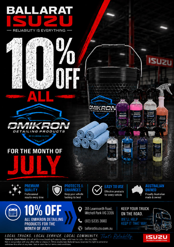 Ballarat Isuzu Omikron July Promo (2)
